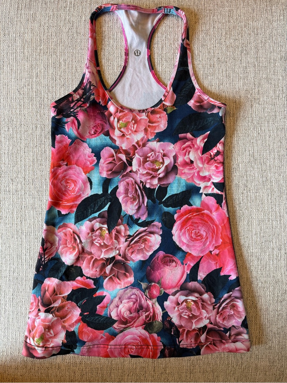 lululemon athletica Pink peony Racerback tank